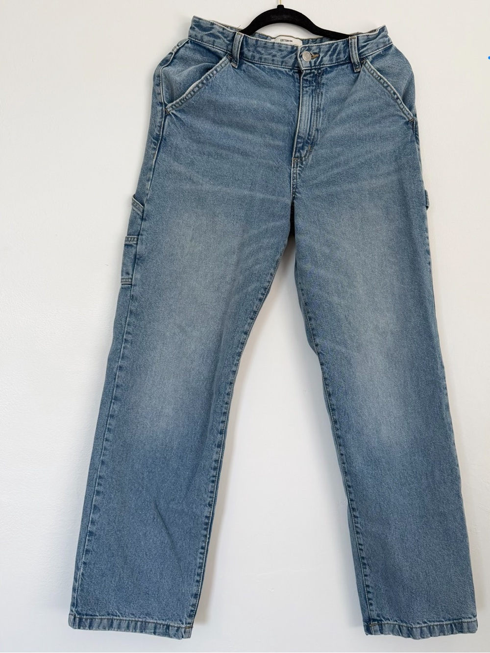 Cotton On Men's Light Blue Straight Jeans